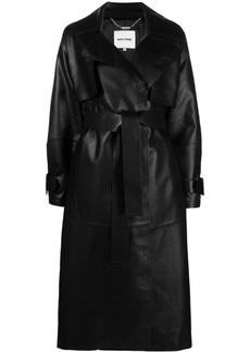 Each x Other x Elizabeth Sulcer oversized faux leather trench coat