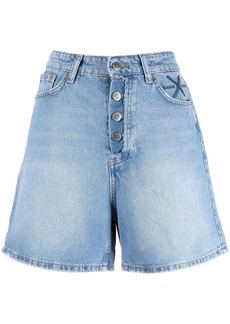 Each x Other high-waisted denim shorts