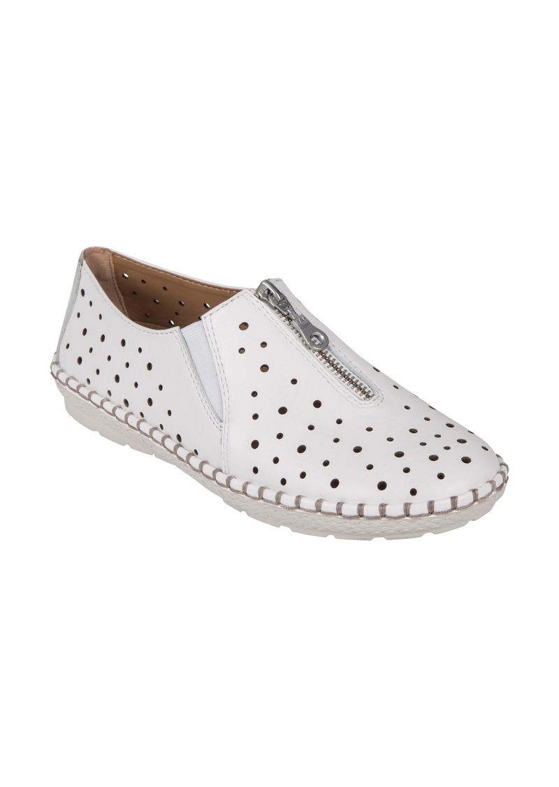 Earth Earth® Callisto Perforated Zip Moccasin (Women) | Shoes