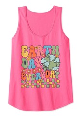 Earth Day Everyday groovy Hippie Planet Anniversary Tank Top