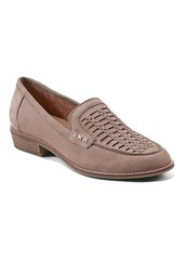 Earth Women's Elona Casual Slip-on Round Toe Loafers - Taupe Leather