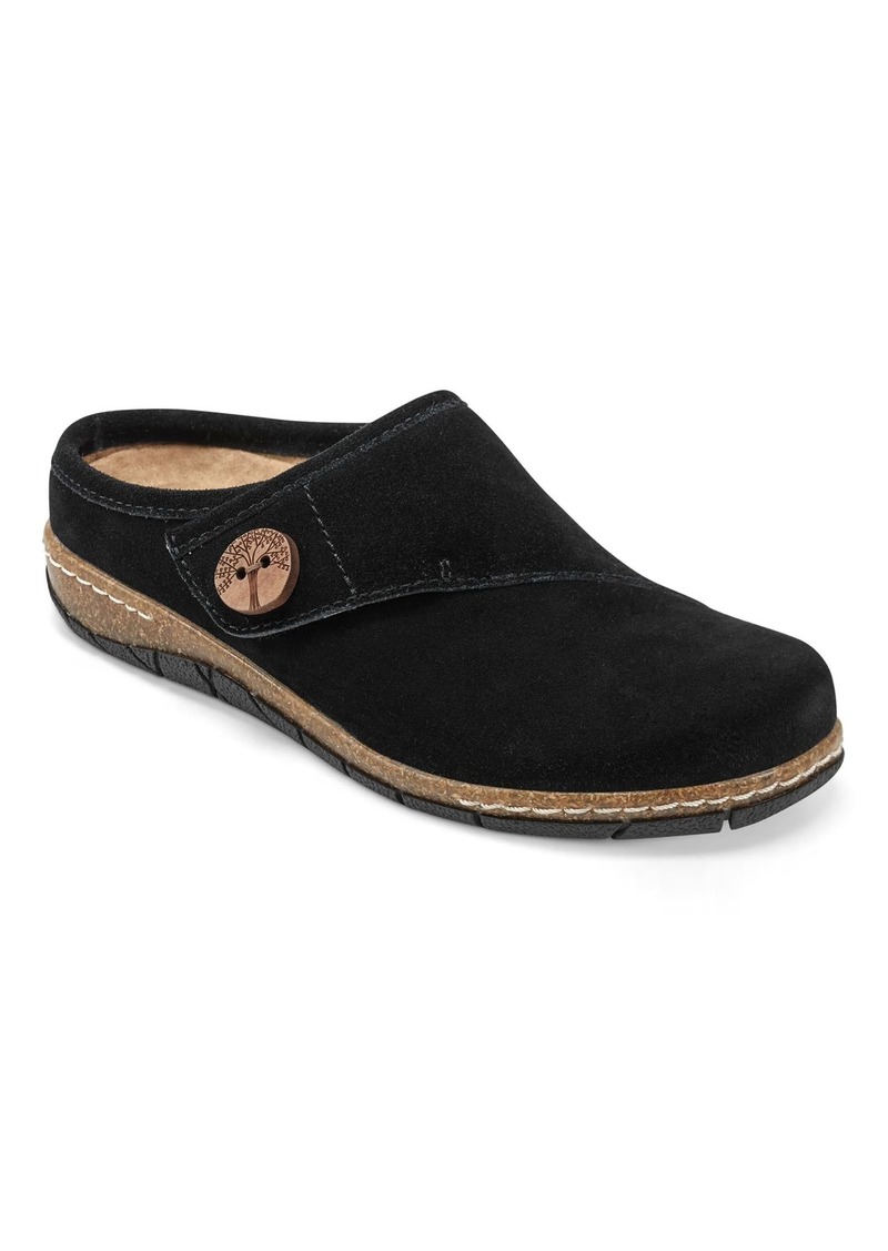 Earth Women's Footwear Ezra Round Toe Casual Slip on Flat Clogs  7 W