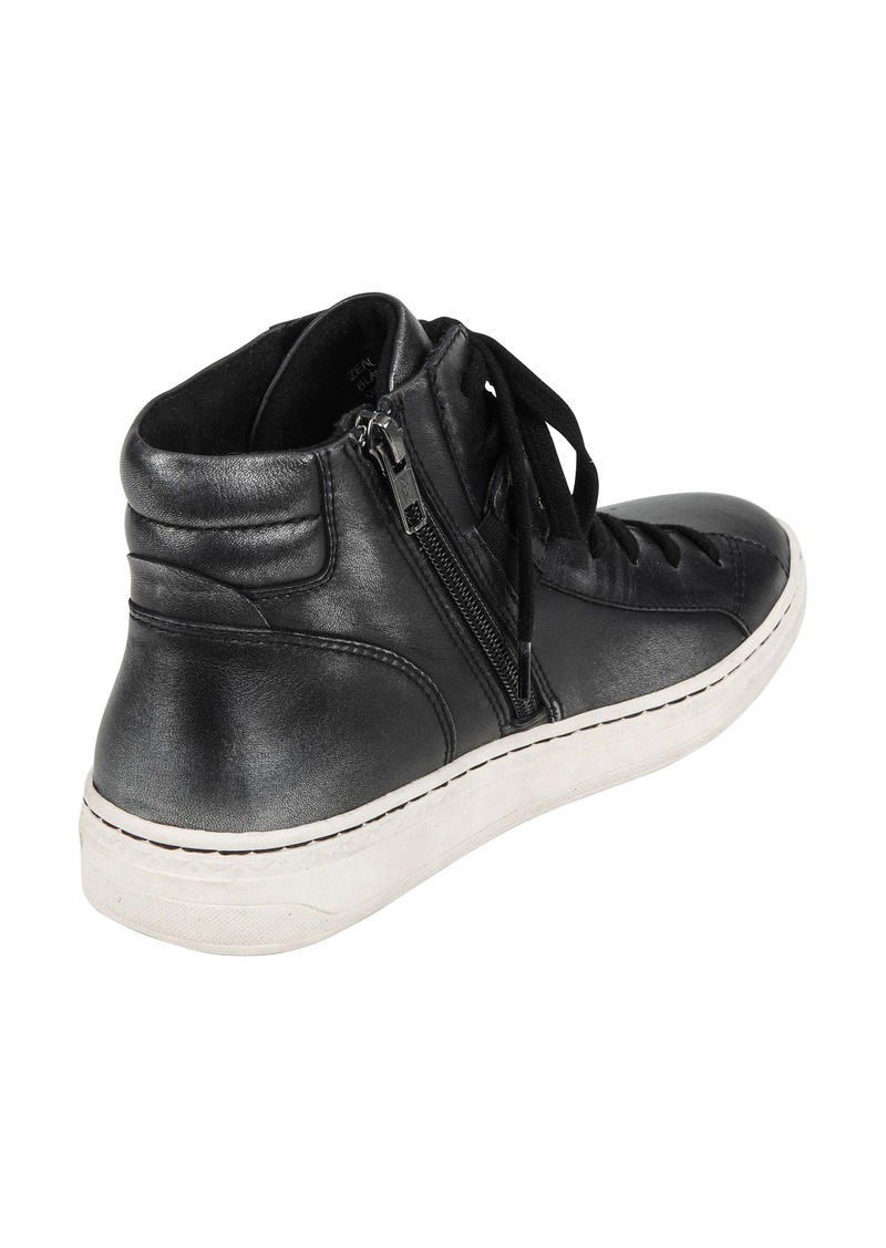 earth zeal high top sneaker