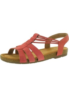 Earth Laney Womens Suede Ankle Strap Slingback Sandals