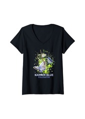 Earth Womens KARNER BLUE BUTTERFLY plays crucial role in our ecosystem. V-Neck T-Shirt