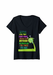 Earth Womens Unless Someone Like You Cares a Whole Awful Lot V-Neck T-Shirt