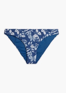 Eberjey - Annia floral-print low-rise bikini briefs - Blue - XS