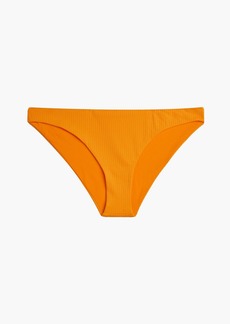 Eberjey - Annia ribbed low-rise bikini briefs - Yellow - XS