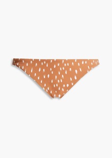 Eberjey - Ikat Stroke Dree printed low-rise bikini briefs - Brown - S