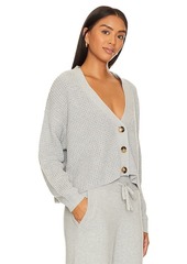 eberjey Recycled Sweater Cropped Cardigan