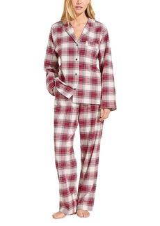 Eberjey Flannel Long Holiday Pajama Set