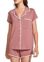 Eberjey Frida Whipstitch Short Pajama Set