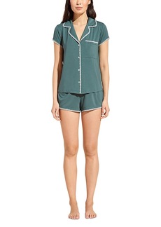 Eberjey Frida Whipstitch Short Pajama Set