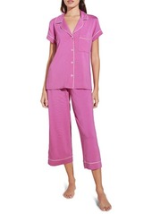 Eberjey Gisele Jersey Knit Crop Pajamas