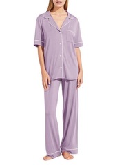 Eberjey Gisele Short Sleeve Jersey Knit Pajamas