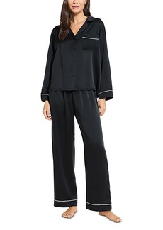 Eberjey Inez Washable Silk Long Pajama Set