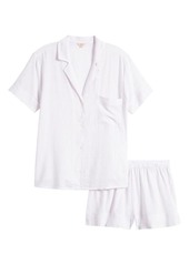 Eberjey Nautico Stripe Short Sleeve Shirt & Shorts Pajamas
