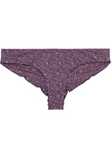 Eberjey - Lena printed low-rise bikini briefs - Purple - L