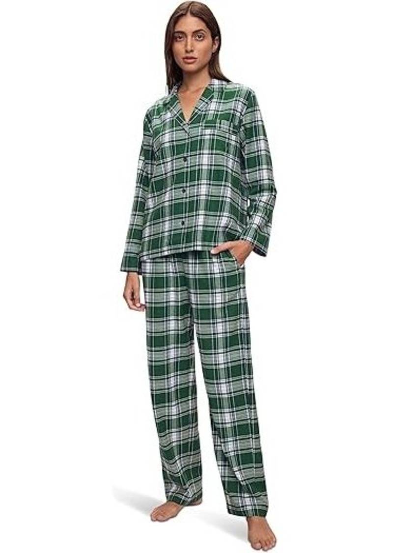 Eberjey Flannel Long Pj Set