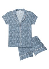 Eberjey Gisele 2-Piece Printed Short Pajama Set
