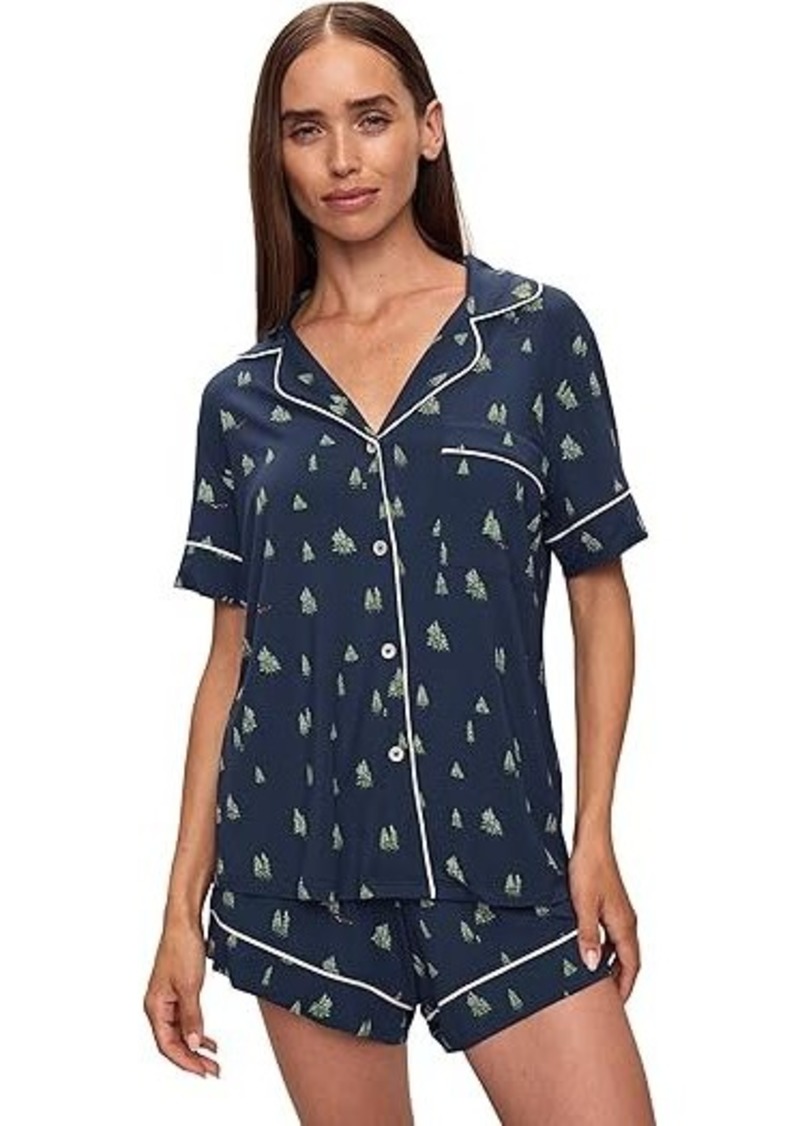 Eberjey Gisele Printed - The Relaxed Short PJ Set