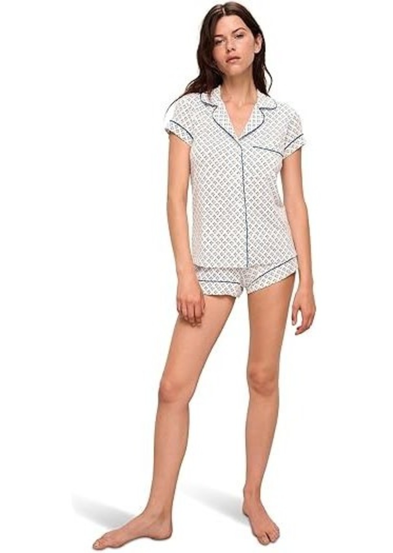 Eberjey Gisele Printed Shortie Pj Set