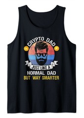 ECCO Bitcoin Dogecoin Crypto Dad Gift Just Like A Normal Dad Tank Top