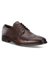 ECCO Melbourne Wingtip in Cocoa Brown Leather at Nordstrom