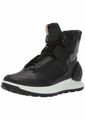 ECCO Men's Exostrike Mid Dyneema Outdoor Lifestyle Fashion Hiking Boot black/black DYNEEMA leather 39 M EU (5-5.6 US)