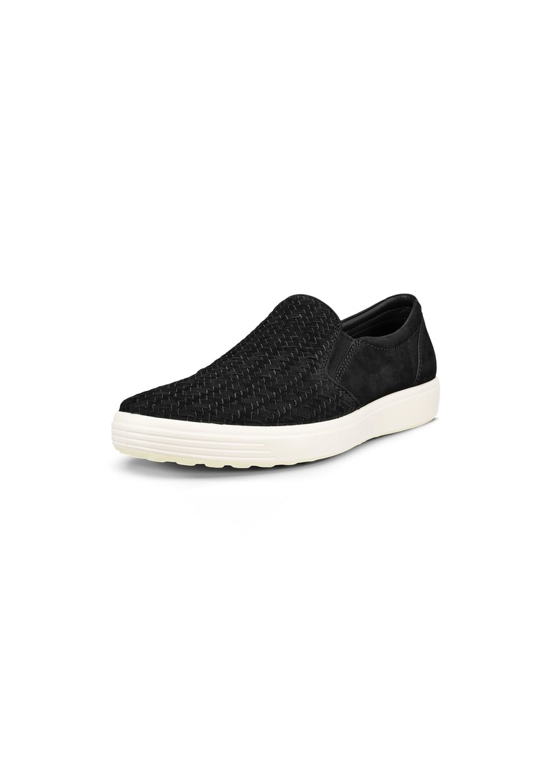 ECCO Men's Soft 7 Woven Slip on 2.0 Sneaker