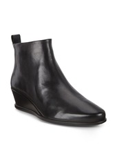 ECCO Shape 45 Wedge Bootie in Black Leather at Nordstrom