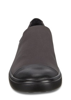ECCO Soft 7 Gore-Tex® Waterproof Wedge Sneaker in Black/Magnet Fabric at Nordstrom Rack