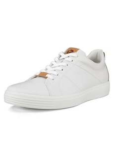 ECCO Soft Classic Sneaker in White/Lion at Nordstrom Rack