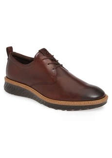 ECCO ST.1 Hybrid Plain Toe Derby in Cognac Leather at Nordstrom