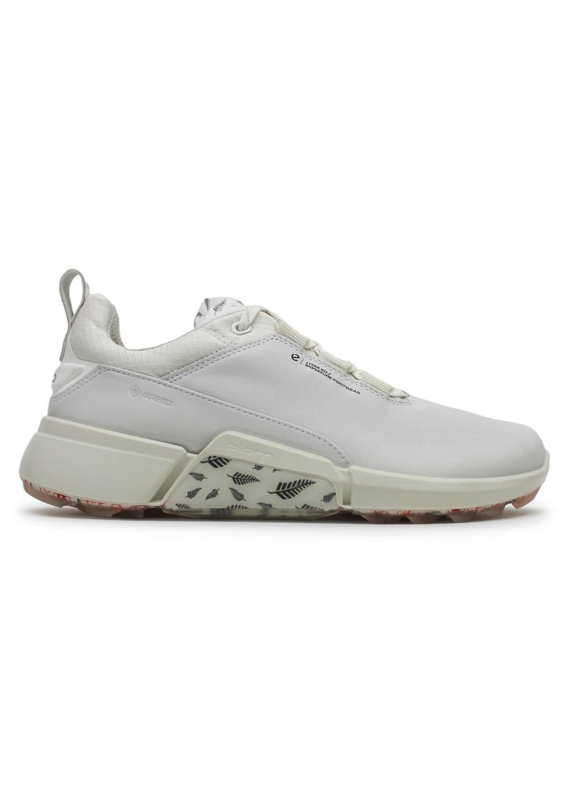 ECCO Women's Biom Hybrid 4 Gore-TEX Waterproof Golf Shoe White/Lydia KO Edition 7-7. 5