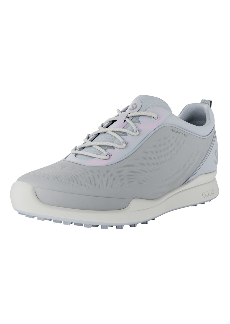 ECCO Women's Biom Hybrid BNY Waterproof Golf Shoe Concrete/AIR