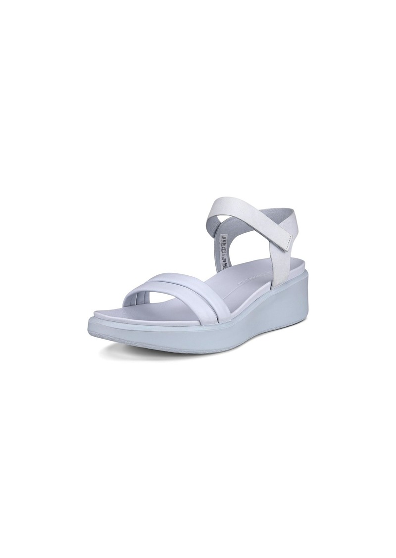 ECCO Women's FLowt Luxery Wedge Ankle Strap Sandal AIR/AIR 7-7. 5
