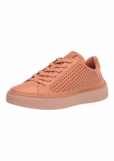 ECCO womens Street Tray Perforated Tie Sneaker   US