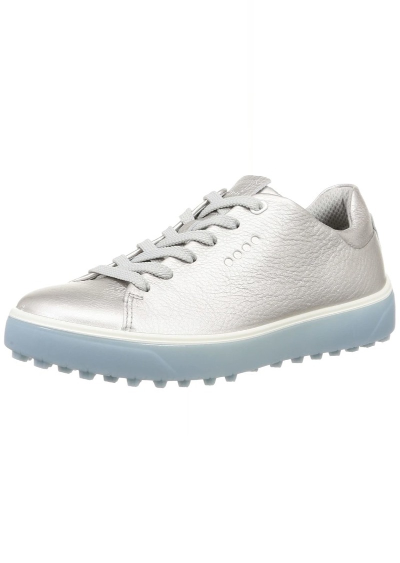 ECCO Women's Tray Hybrid Hydromax Water-Resistant Golf Shoe ALU Silver/Arona