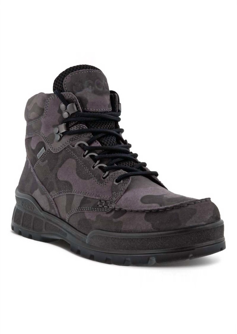 ECCO Men's Track 25 Mid Hiking Boots In Titanium