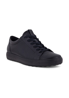 ECCO Soft 7 Mono 2.0 Sneaker in Black/Black Leather at Nordstrom Rack