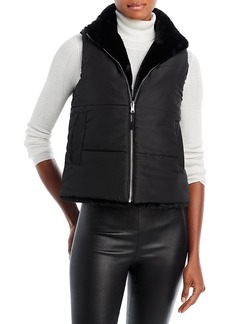 Echo Callum Reversible Faux Fur Zip Vest