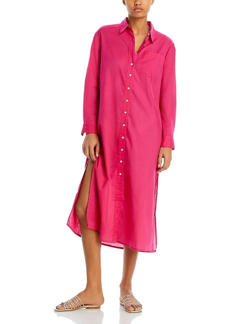 Echo Solana Maxi Shirt Dress Swim Cover-Up