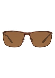Eddie Bauer 62mm Rectangle Sunglasses in Brown/Brown at Nordstrom Rack