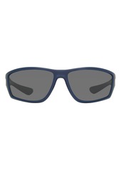 Eddie Bauer 64mm Rectangle Sunglasses in Blue/Gray at Nordstrom Rack