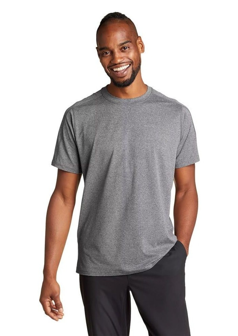 Eddie Bauer Men's Mountain Trek Short-Sleeve T-Shirt Med HTR Gray