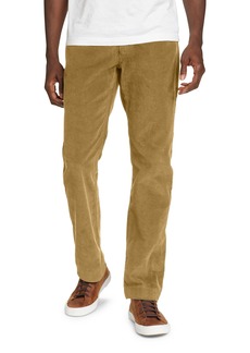 Eddie Bauer Men's Regular Fit Faultline Corduroy Pants Dark Tan