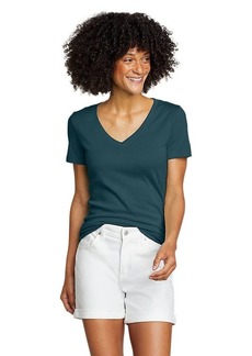Eddie Bauer Women's Favorite Short-Sleeve V-Neck T-Shirt