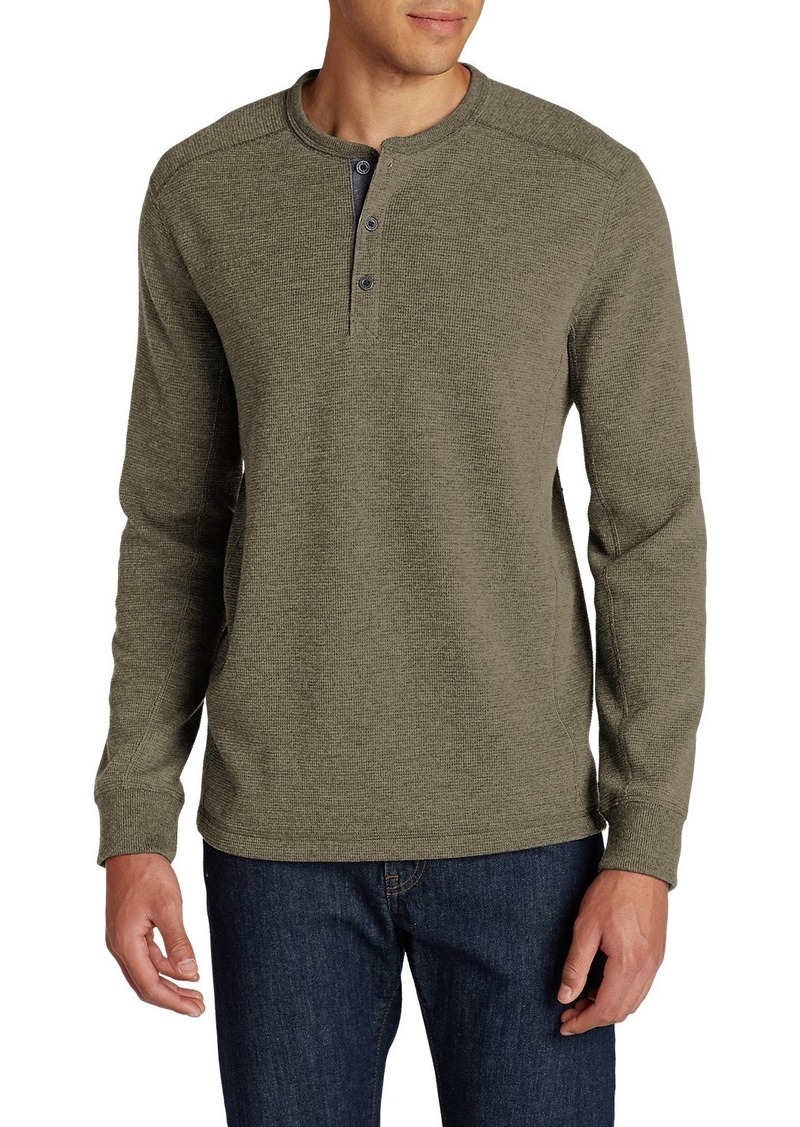 Eddie Bauer Men's Eddie's Favorite Thermal Henley Shirt | Tops