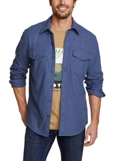 Eddie Bauer Men's Eddie's Field Flannel Long-Sleeve Cabin Shirt